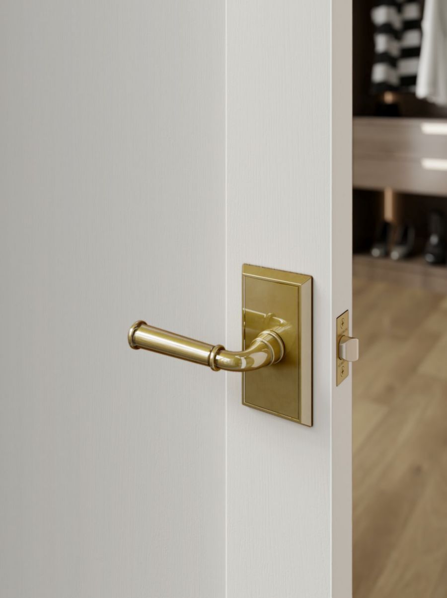 Heirloom brass lever